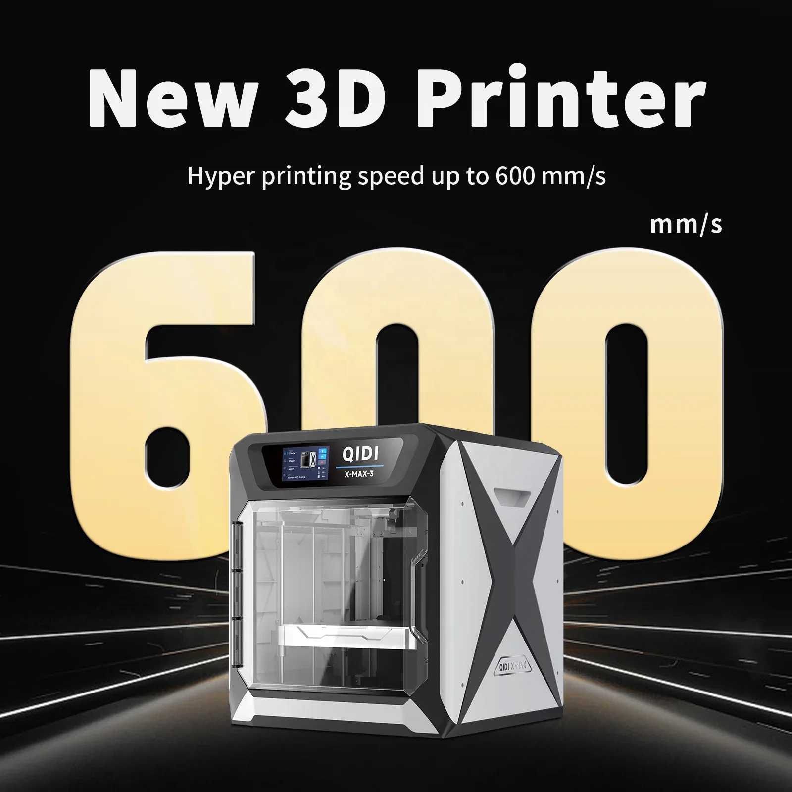 QIDI TECH X-MAX 3 325mmFDM工業用3Dプリンター 無料サポート付き