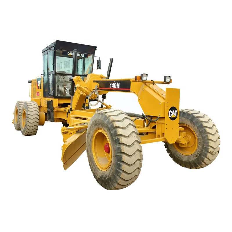 Japan-Made Used for Cat 140h Motor Grader with Low Working Hours & Hours in Stock Core Component Engine