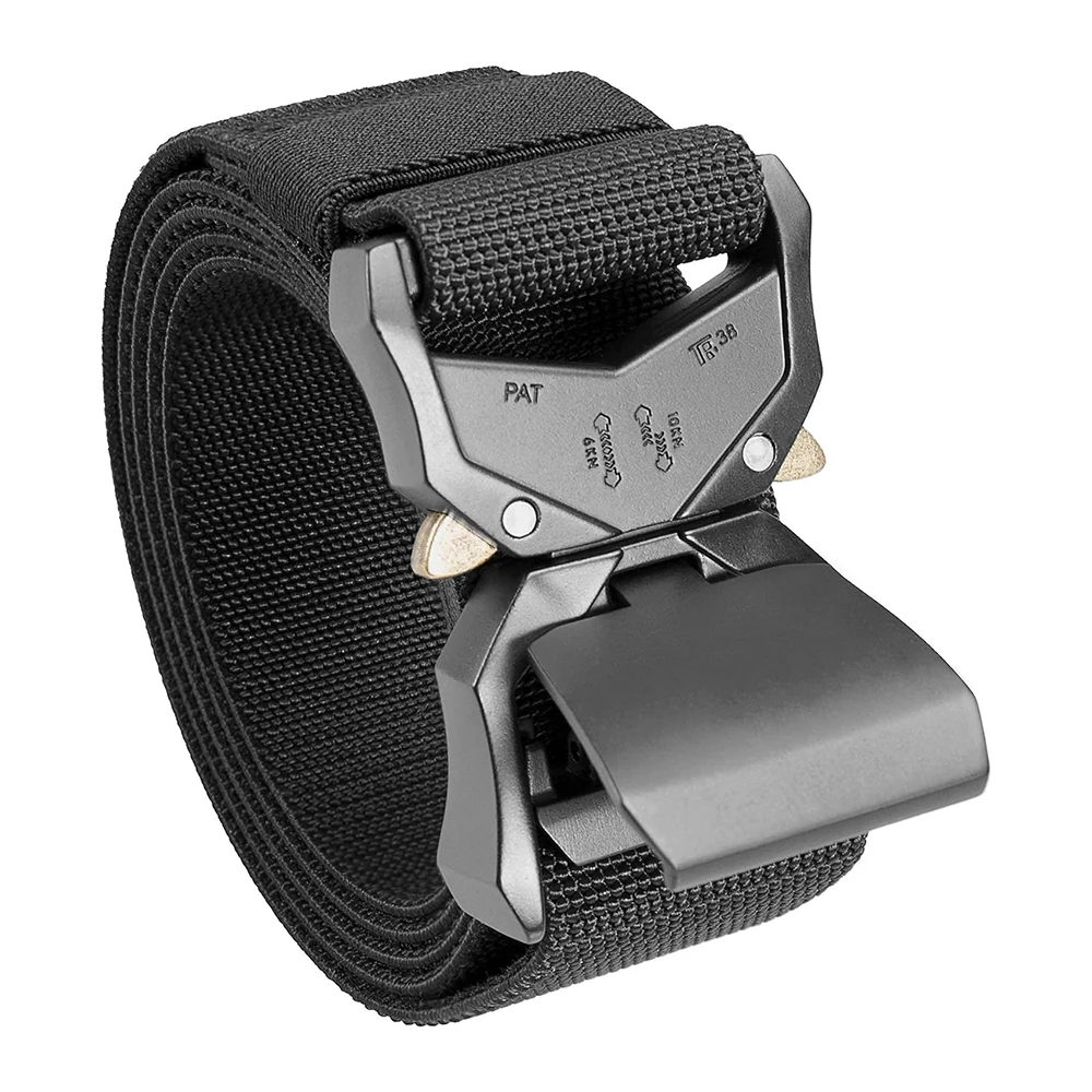 Wholesale Tactical Belt Hiking Rigger Nylon Web Work Belt with Heavy Duty Quick Release Buckle Tactical Belts