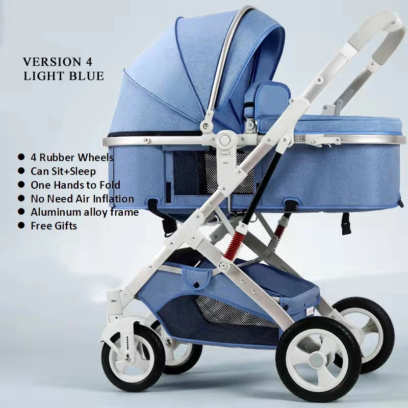 Whole sale cheap Portable hot mom luxury aluminum Baby babi jogger newborn Stroller pram foldable for newborns children