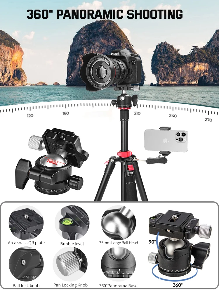 Zsyb Most Popular Carbon Fiber Adjustable Folding Portable Camera Phone