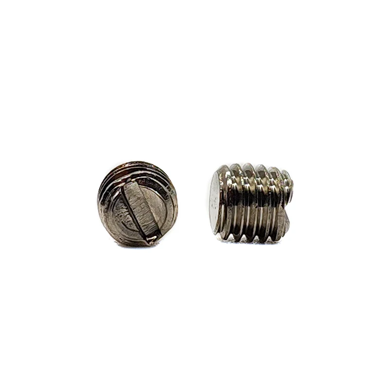 Set Screws DIN913 M2 M2.5 M3 M4 M5 304 Stainless Steel Metric Thread Grub Screws Flat Point Hexagon Socket Set Screws Headless