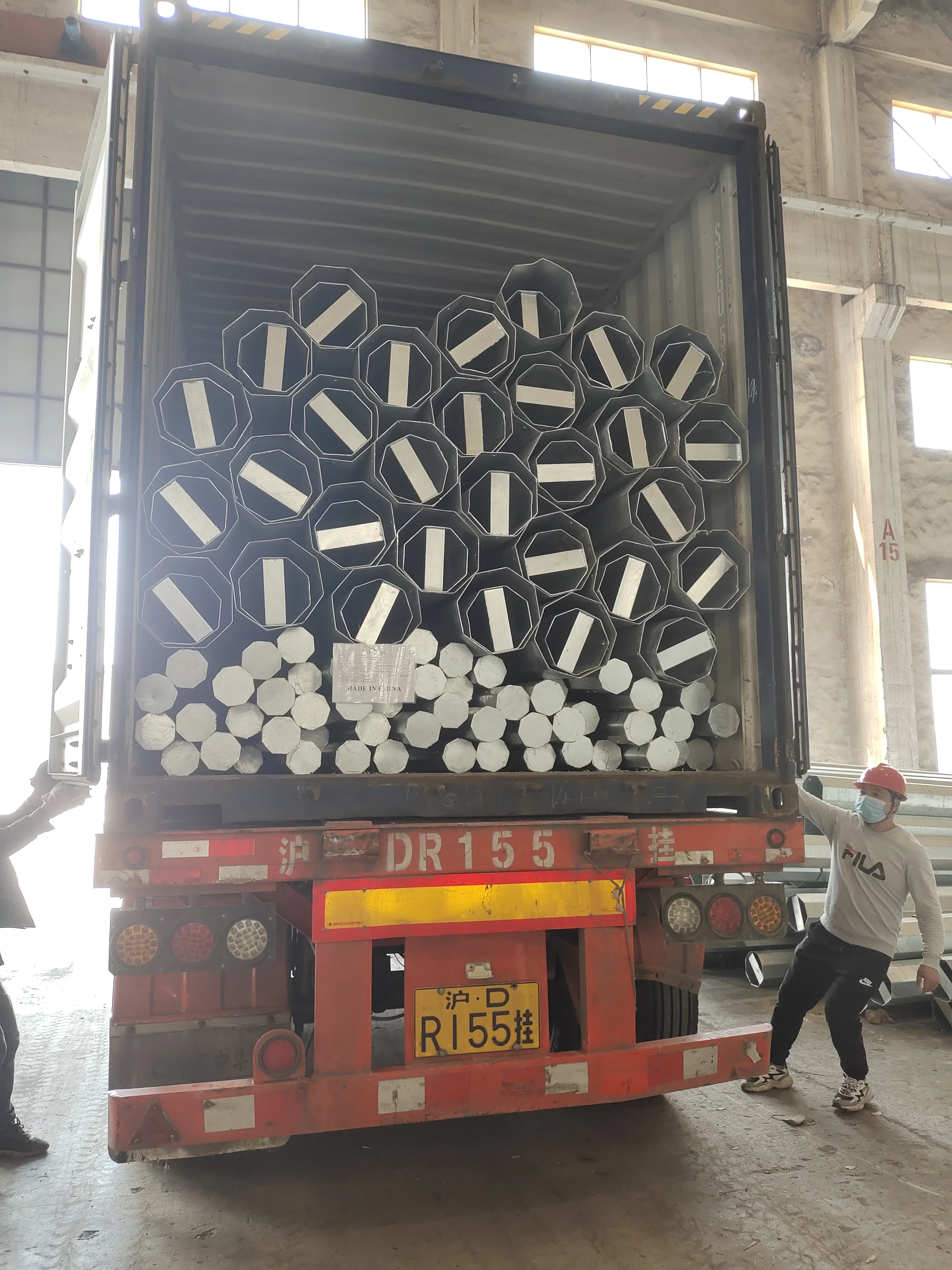 8-угольный трубчатый полюс горячего цинкования стандарта NEA, Филиппины