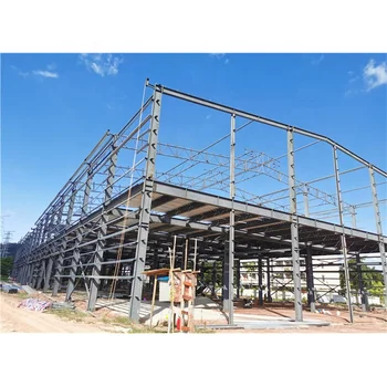 Hot sale Large-span Cheap Price Structural Steel Construction Prefabricated Warehouse Workshop Steel Structure Metal Building