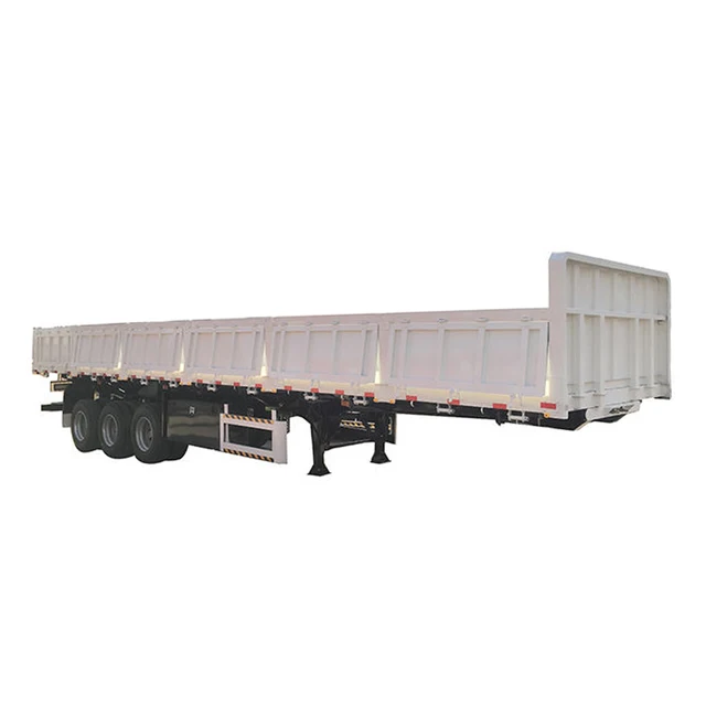 Customized 20m3 44 cubic meters dumper tipper truck trailer 3axles grain transport side tipping semi-trailers