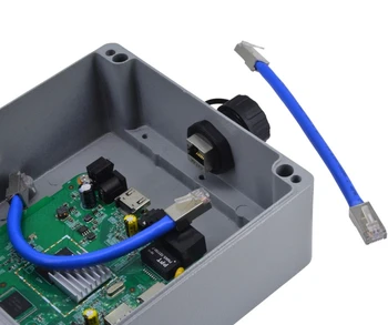 New Product Female RJ45 Panel Mount Connector, IP68 Waterproof CAT6A Network  RJ45 Cable Connector