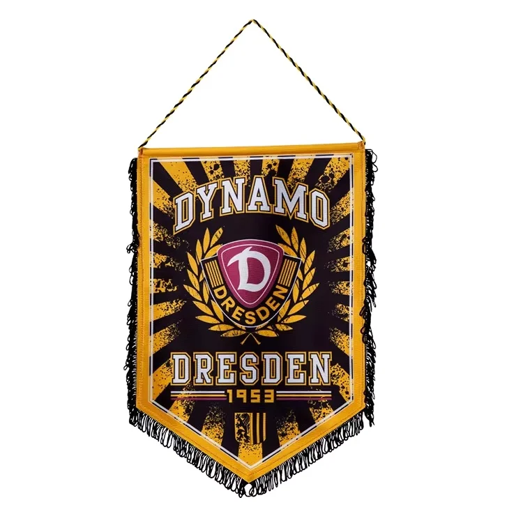 Cheap Double Sided International Games Sports Hanging Pennants Football Team Exchange Flag