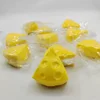 Block-style triangular cheese