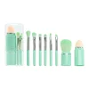 Green Makeup Brush Set