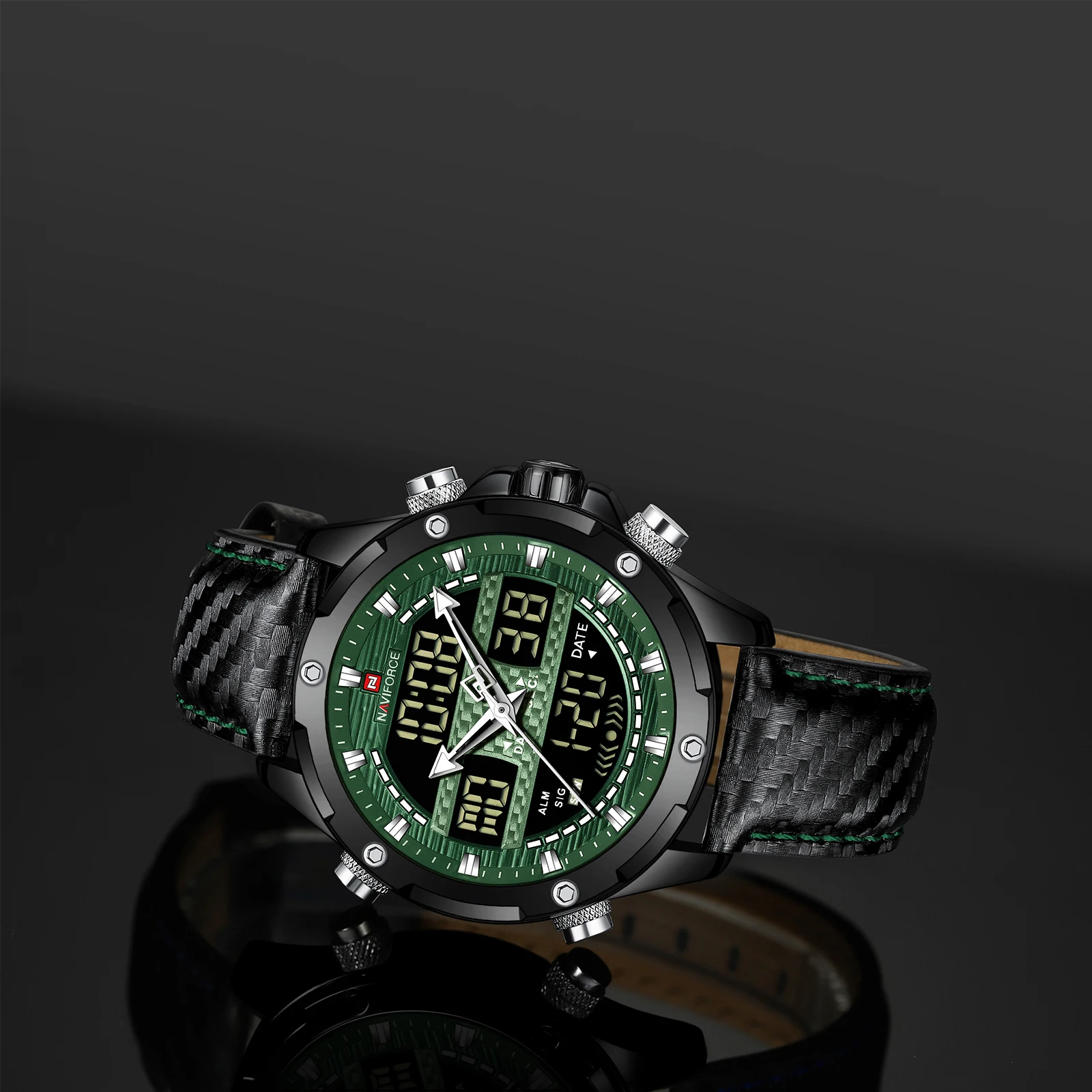 2022 Naviforce Multifunction Sports Watch Waterproof Hot Sale Watch Men Wristwatches for Men Luxury High Quality Quartz Watches