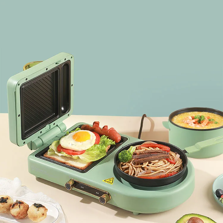 Fry Steam Cook Sandwiches Waffles Making All in One Multi Function