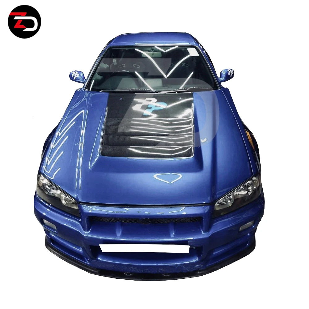 大人気ZDスタイル ボディキット GT-R R34 スカイライン用 カーボン