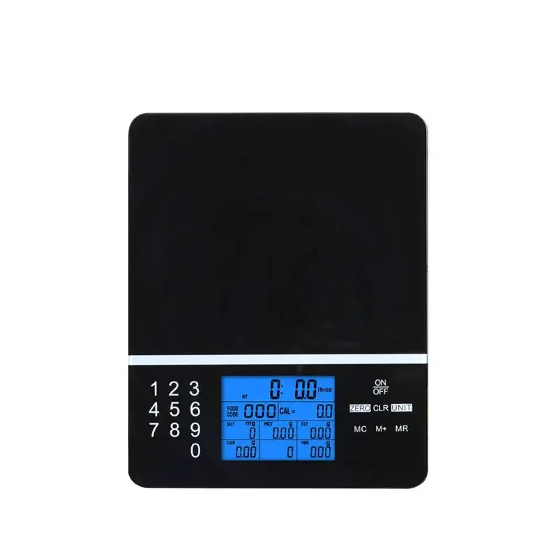 CE Digital Kichen Scale 5kg Nutritional Calculator Food Grade Tempered Glass Food Scale Nutrition Food Scale