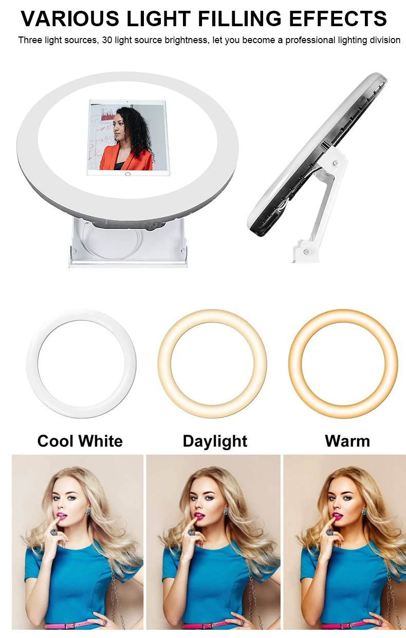 Portable Photo Booth Wedding Party Selfie Video Booth Ring Light