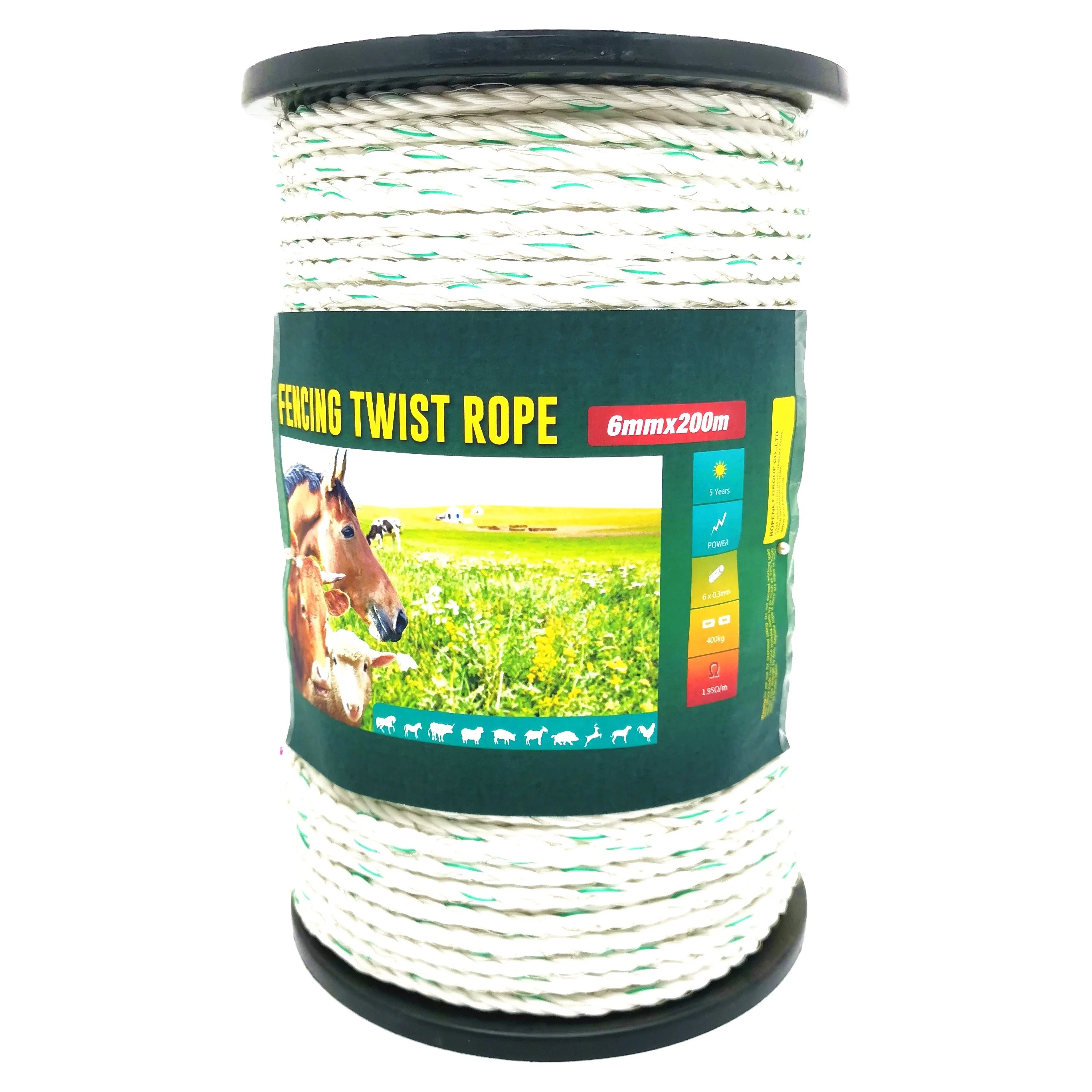 Polyester Rope POLYBRAID 3mm 500m Reel Black braided