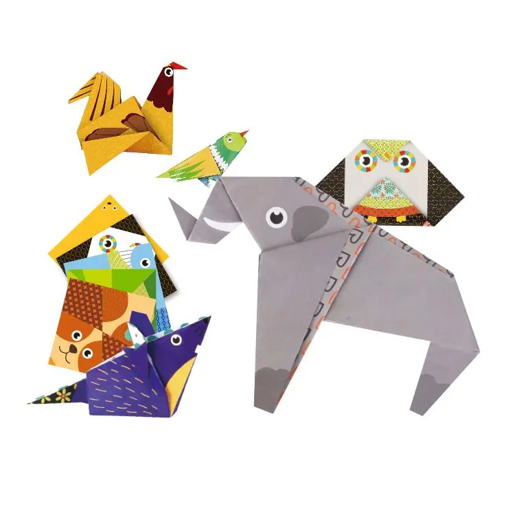 3d Origami Paper Kit Animal Craft Kit Paper Craft Arts And Crafts 3d  Puzzles For Kids Education Supplies - Buy Origami Paper,Paper Craft,3d  Puzzles For Kids Product on 