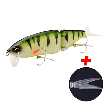 Cheery Wholesale 14cm 50g 2 Segment Hard Baits Wobblers Fishing Lure Multi Jointed Swim Baits Floating Minnow Lure Artificial Ha – Minnow – view 2