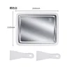 Panel cuadrado grande de acero inoxidable 304 - Blanco