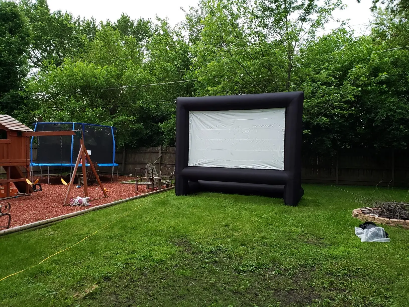 Outdoor Backyard Open Air Cinema Home Projection Foldable Portable