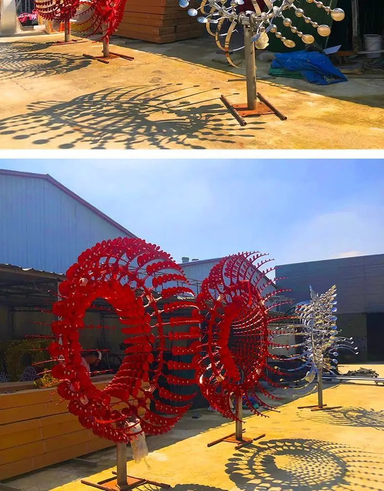 Factory Direct Wholesale Large Mechanical Arts Metal Sculpture
