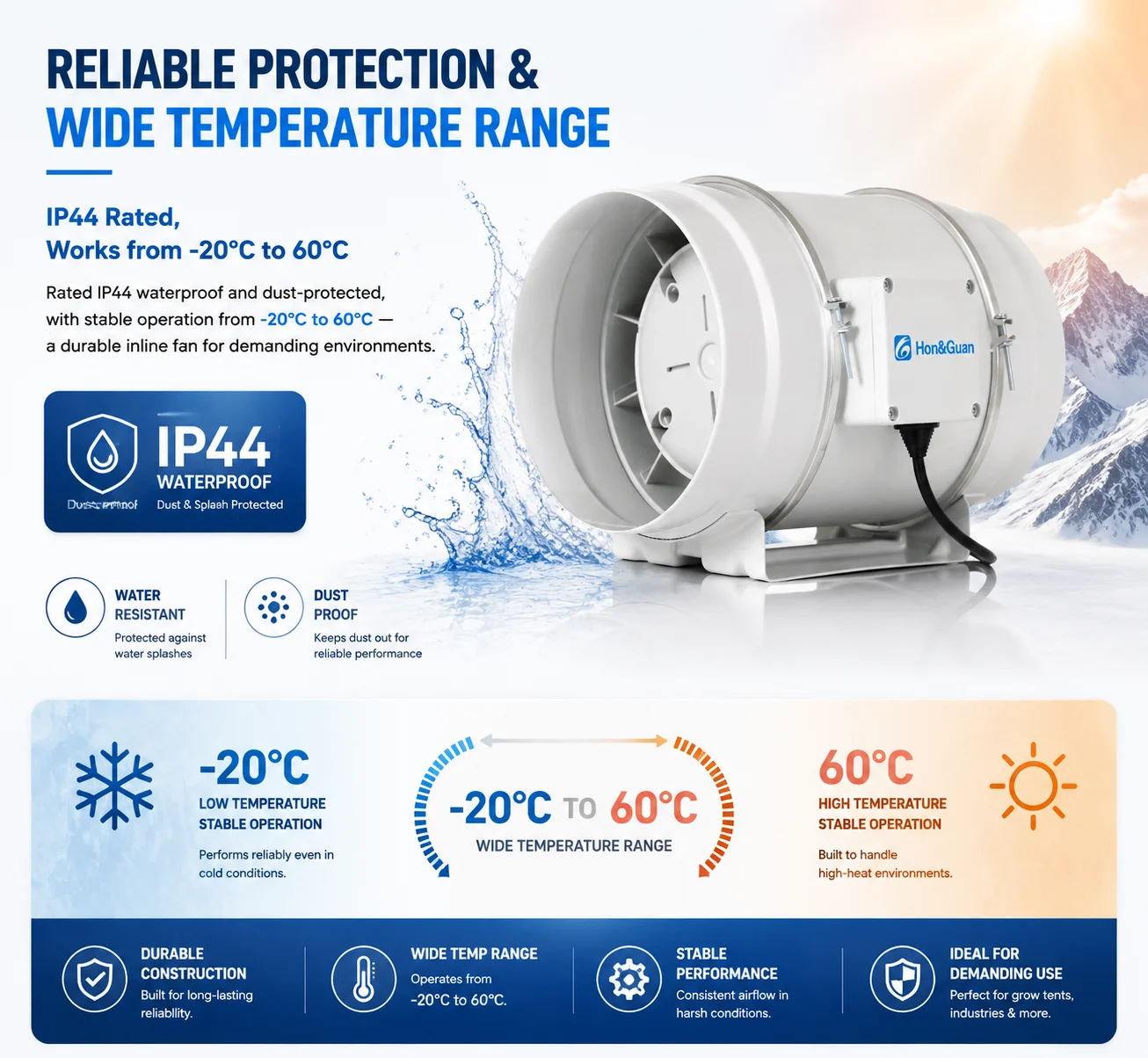 Inline Duct Fan, 100mm, NMB - detail 18