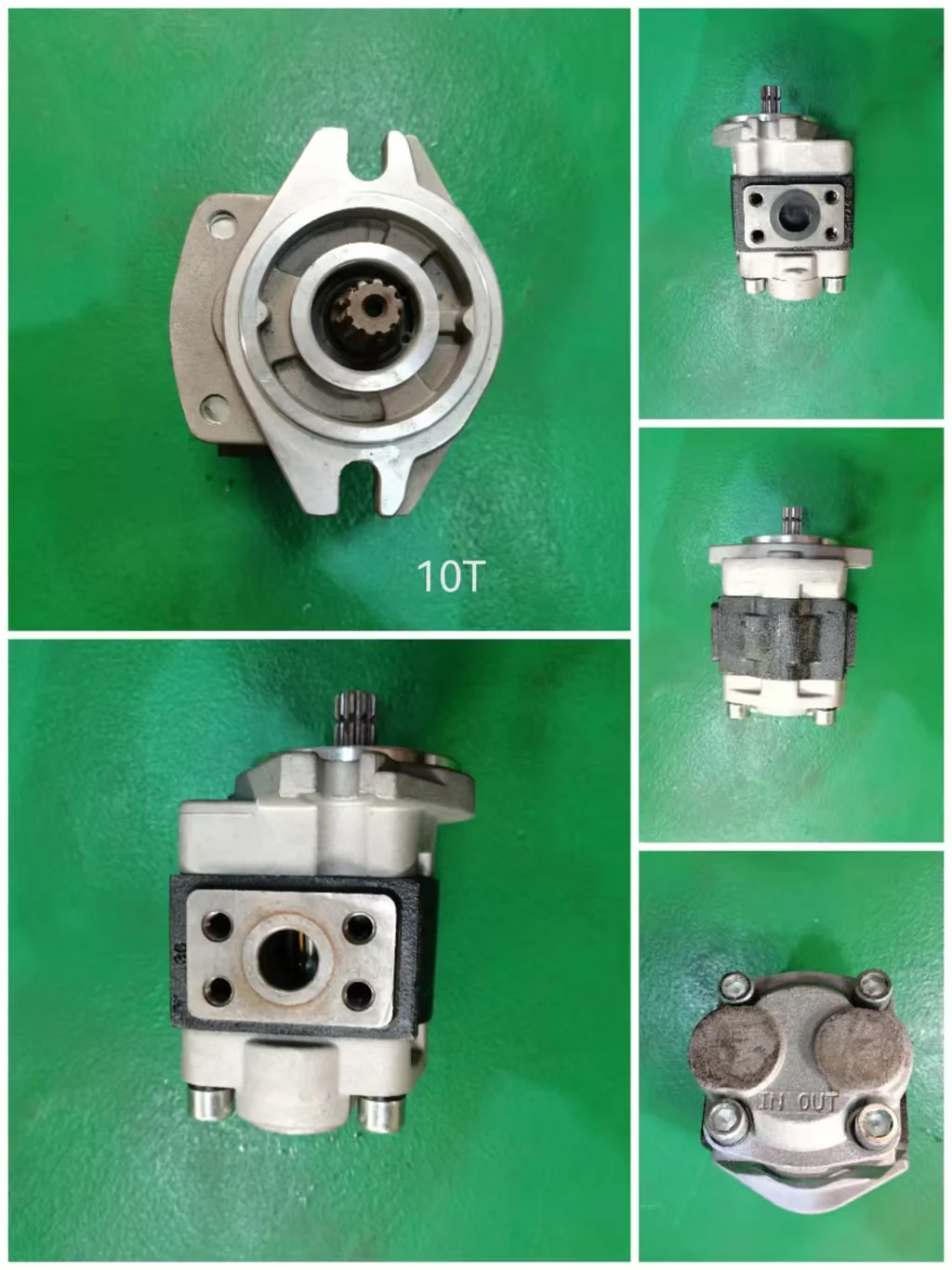 High-Pressure Hydraulic Gear Pump with 16cm³ Displacement and 150 bar Operating Pressure for SGP1 SGP2 Series