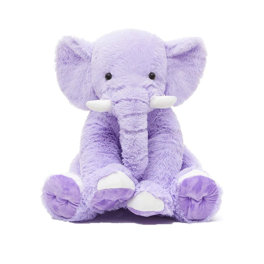 50 cm purple elephant stuffed animal soft elephant plush toy