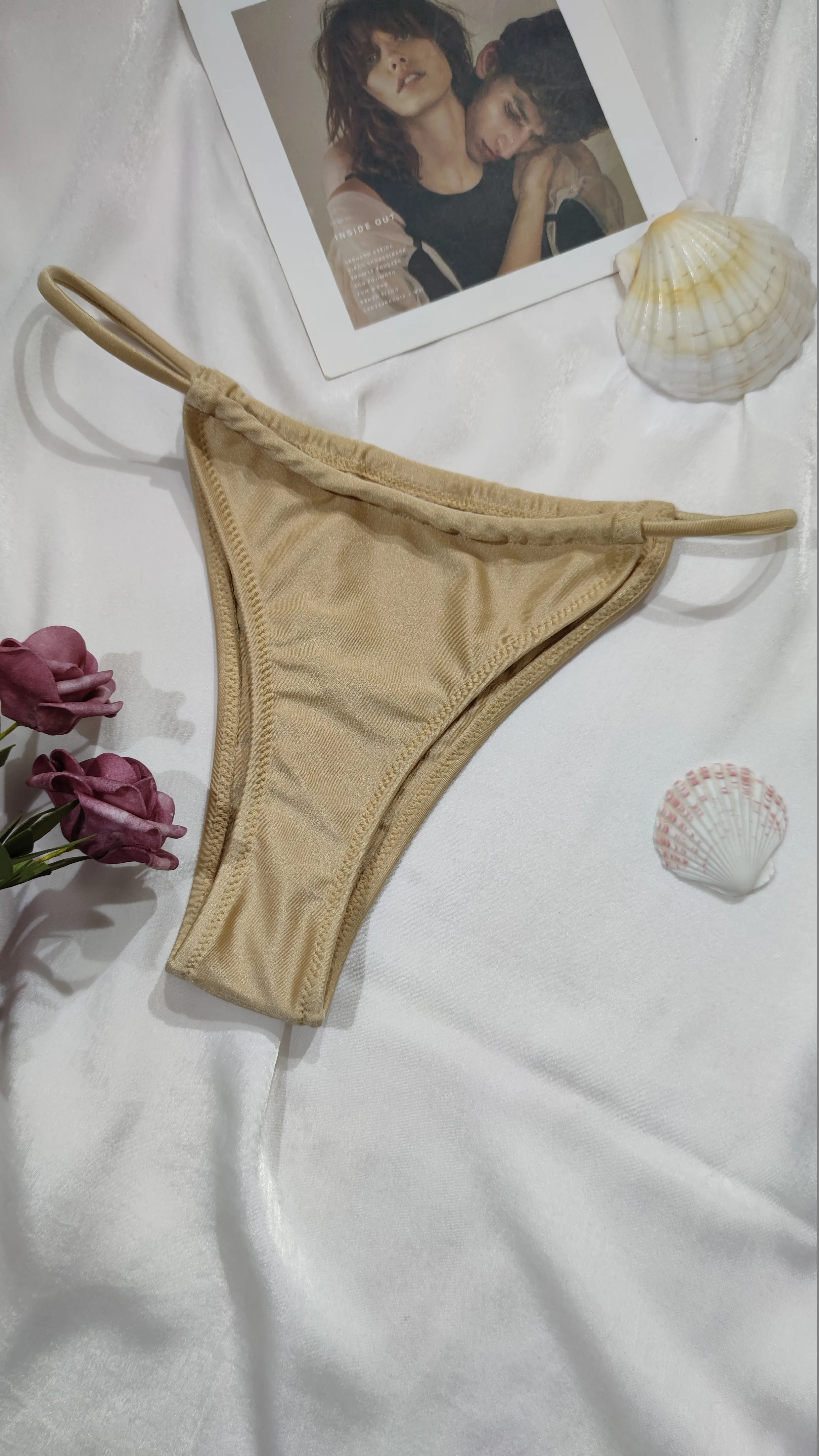 2023 Young Beach Mini Micro Bikini Girls String Seamless Bra Bikini