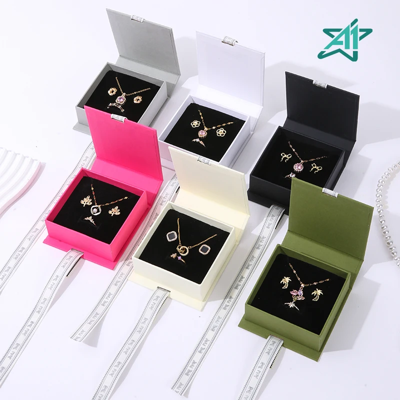A1 Book Shape Art Paper/Cardboard Custom Size & Shape Embossed/Deboss Logo Personalized Jewelry Packaging Gift Box manufacture