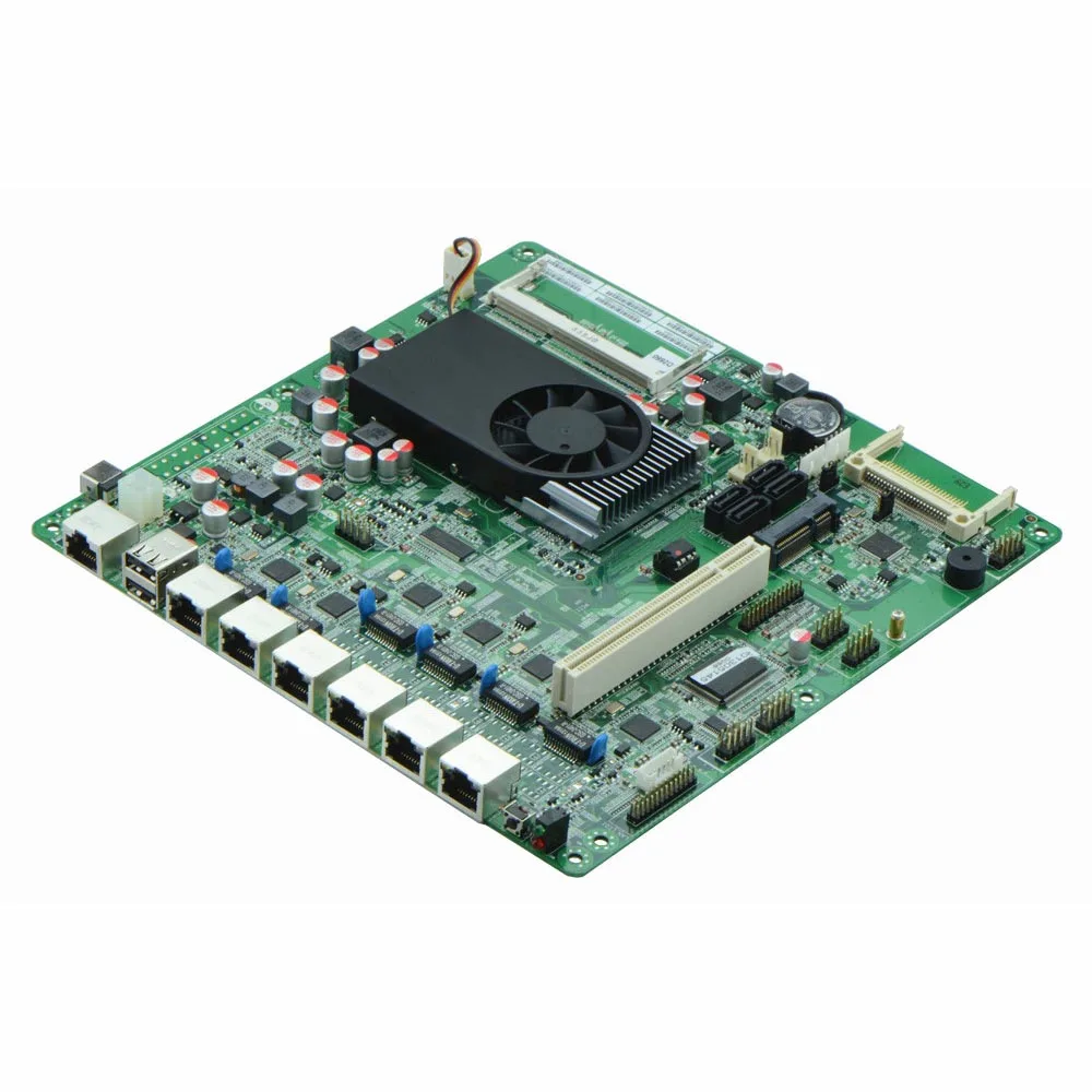 Carte Mère Atom D525 Pour Serveur Pfsense,Zentyal,Avec 6 Lan