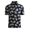 21-Hojas de palma azul oscuro