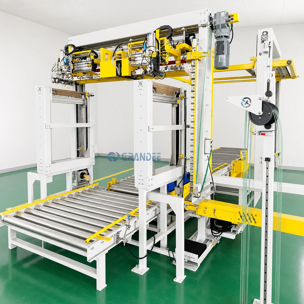 Fully Automatic Remote Control Pallet Strapping Wrapping Machine Stretch Wrapper