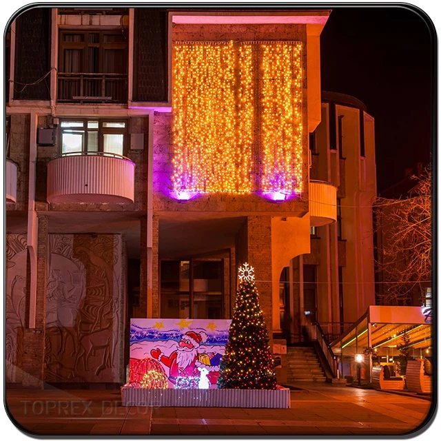 IP65 Waterproof 100 LED String Lights 10 Meter Long Warm White Rubber Fairy Lights for Outdoor Decorative Use for Christmas