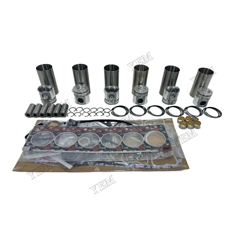 Overhaul Kit With Gasket Set Compatible for Komatsu 6D102 Engine Spare Parts 3
