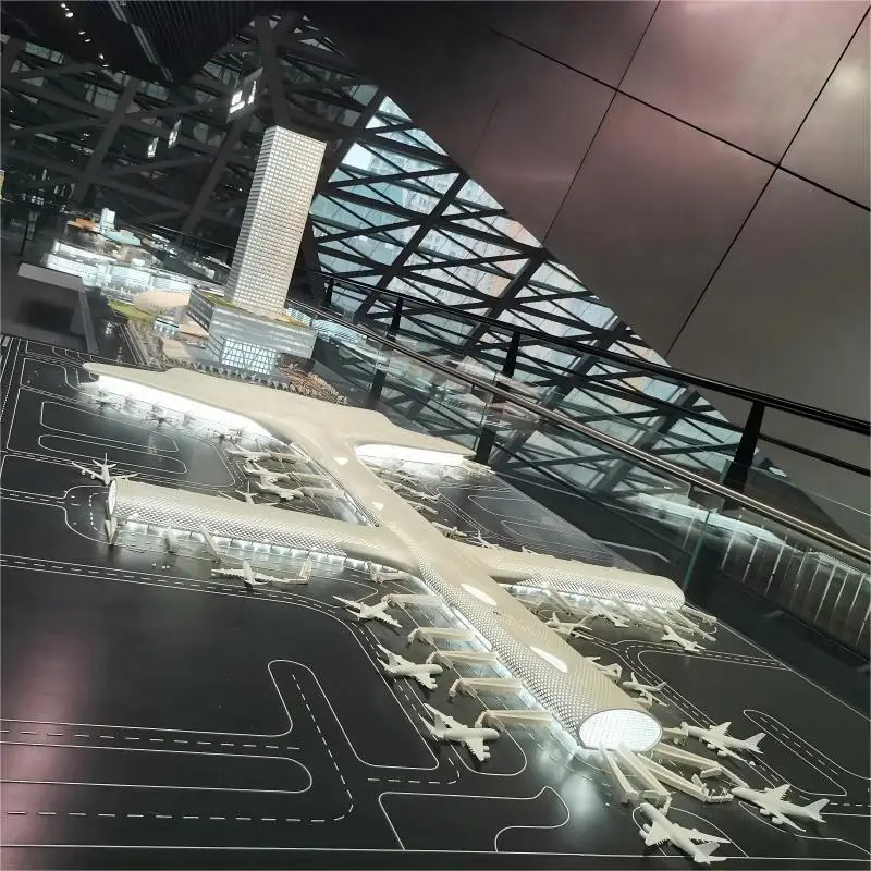 Model 1/100 Scale Plane Diorama 1 400 Scale Model Airport gse