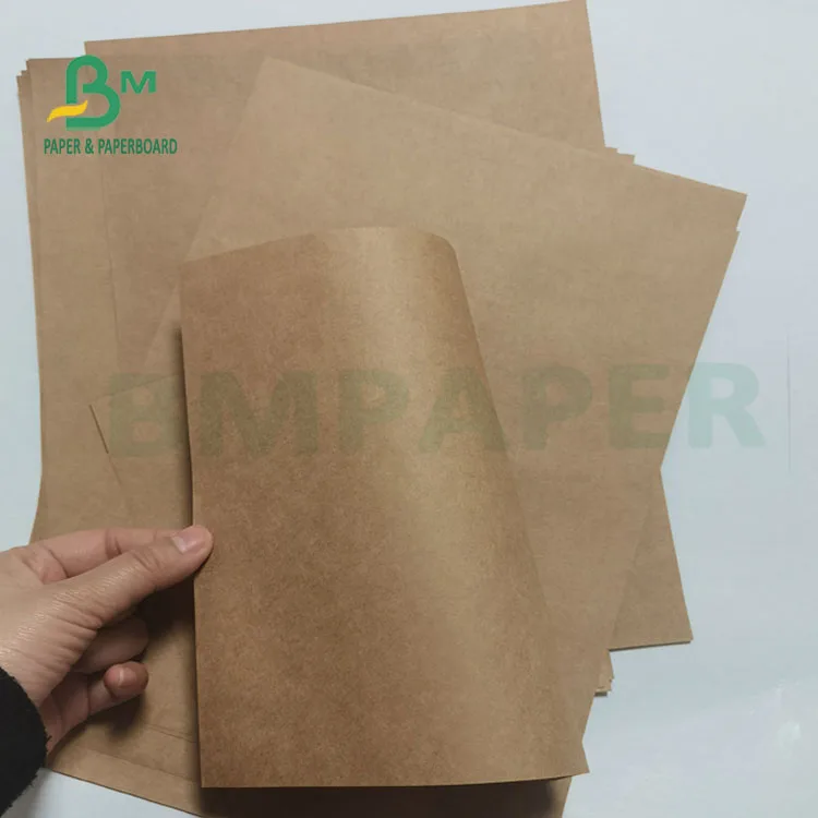 Jumbo Rolls 70gsm to 90gsm Virgin Fibres Brown Semi Extensible Sack Kraft Paper