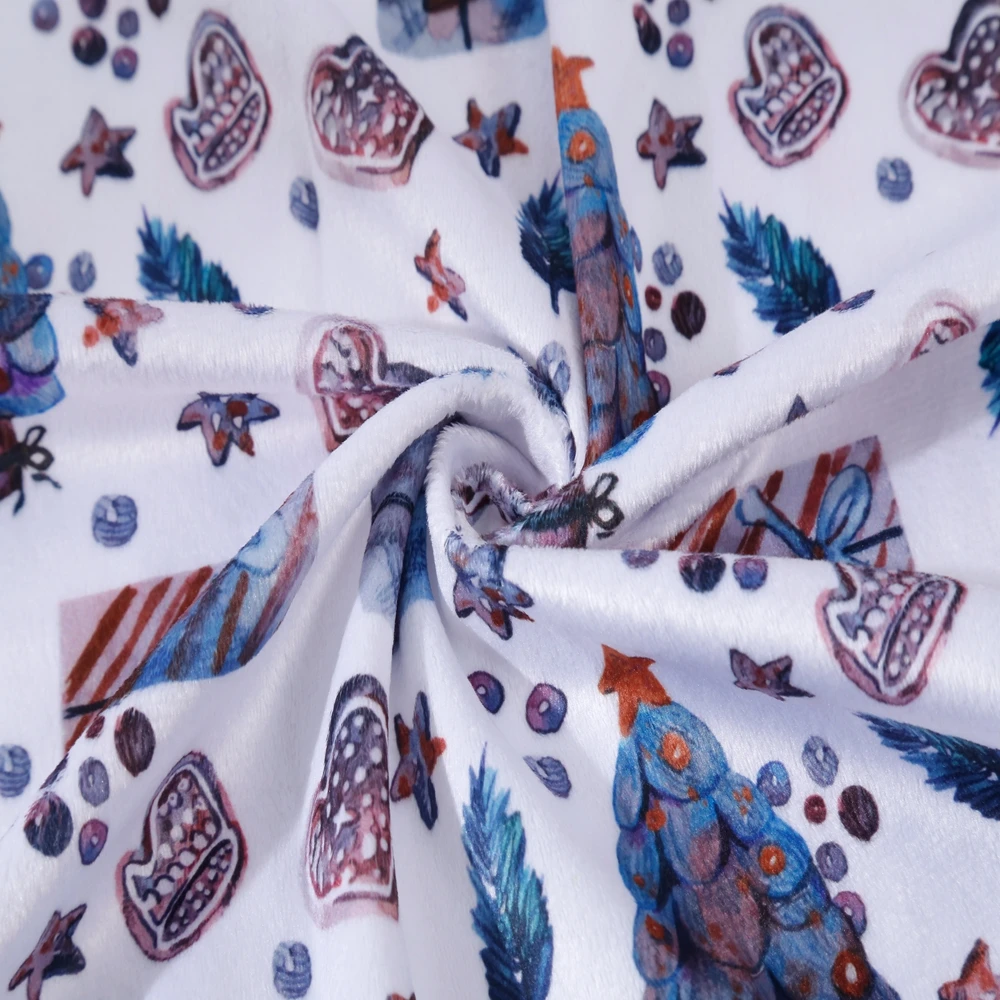 100 Polyester Custom Digital Printed Design Smooth Minky Fabric Wholesale For Baby Blanket Buy