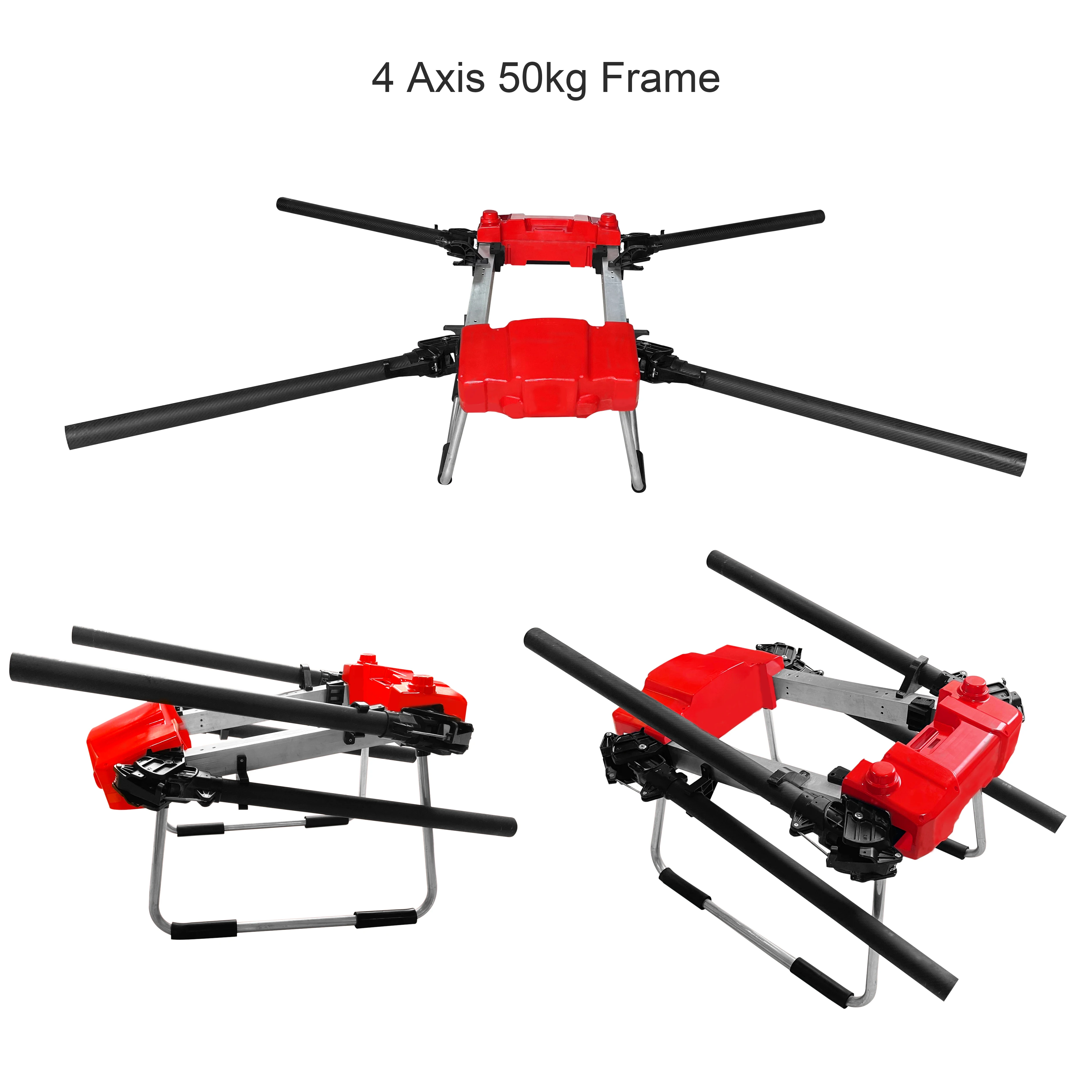 2024 New design  TYI  4 Axis 50kg 60kg Agricultural Crop Uav Drone Sprayer Frame delivery drone frame factory