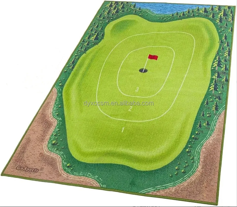 Wholesale Portable Golf Chipping Mat Practice Folding Golf Training