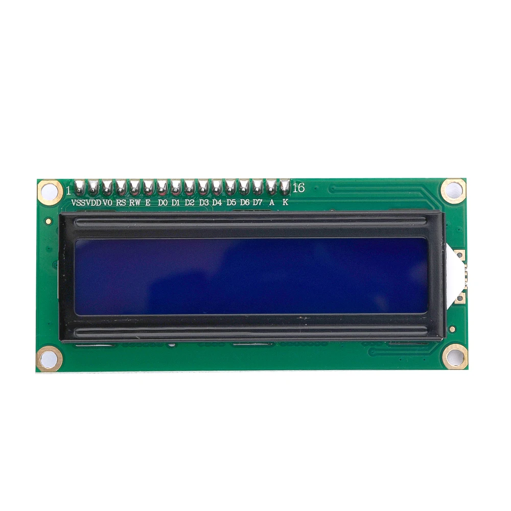 Blue Display Iic/i2c/twi/spi Serial Interface 1602 16x2 Character Lcd ...