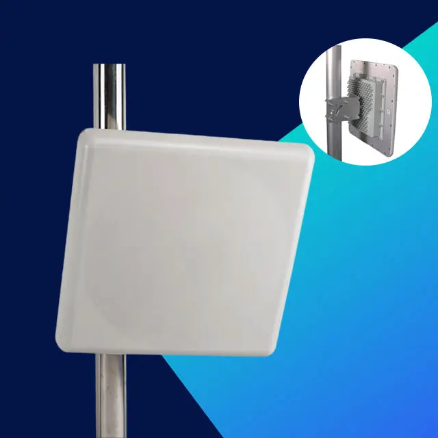High Gain Design 306x306mm with 3xN-Female Connectors Industrial Flat Panel Antenna for Outdoor Applications