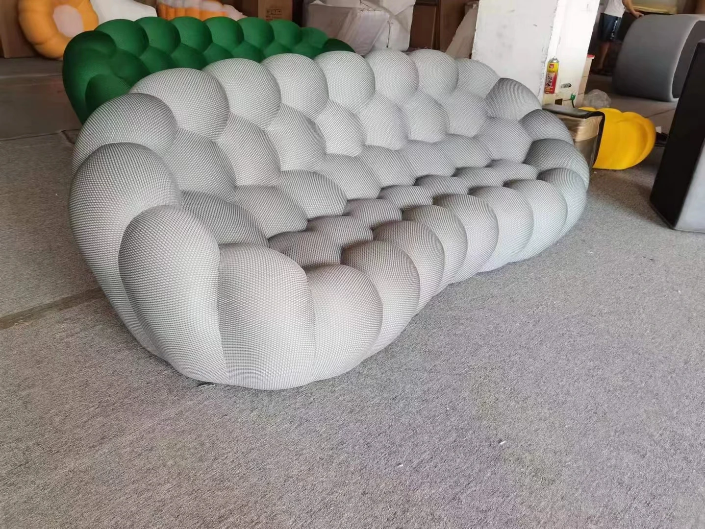 ロシュ・ボボワ・バブルソファ 3人掛け ベルベット・チェスター