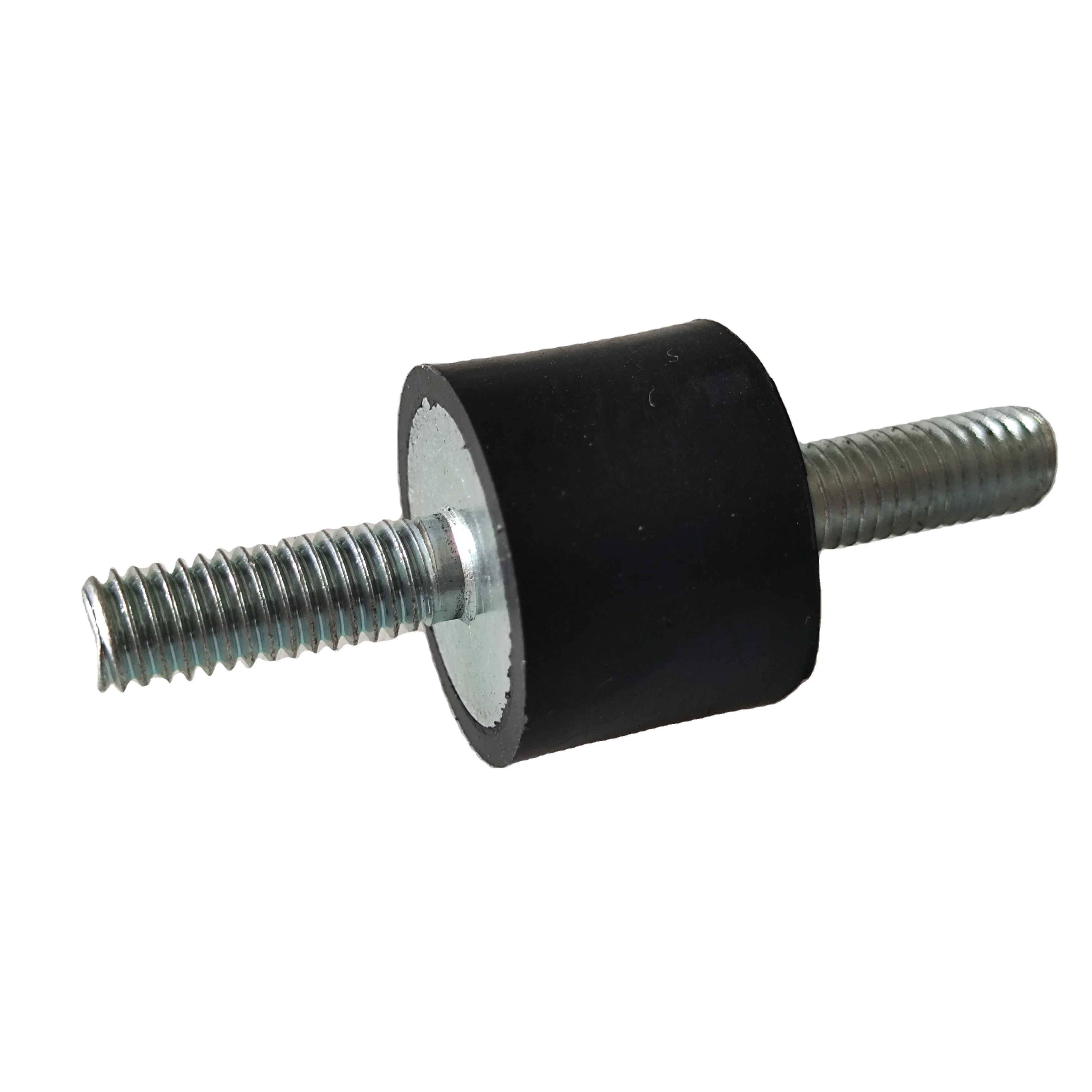 Customized Natural Rubber Anti Vibration Bobbin Mounts With Thread M8 Rubber Isolator Anti Vibration Mounting Pads Manufacturers