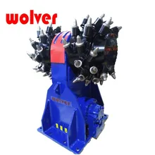 Excavator used Hydraulic Transverse Rotary Drum Cutter for Mining Drilling Rig BT150 Drum Cutter
