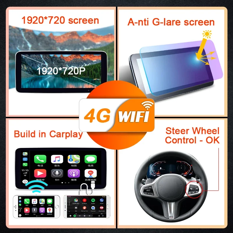 Navihua Android 10.25 Inch GPS Navigation for Audi A6 2005-2011