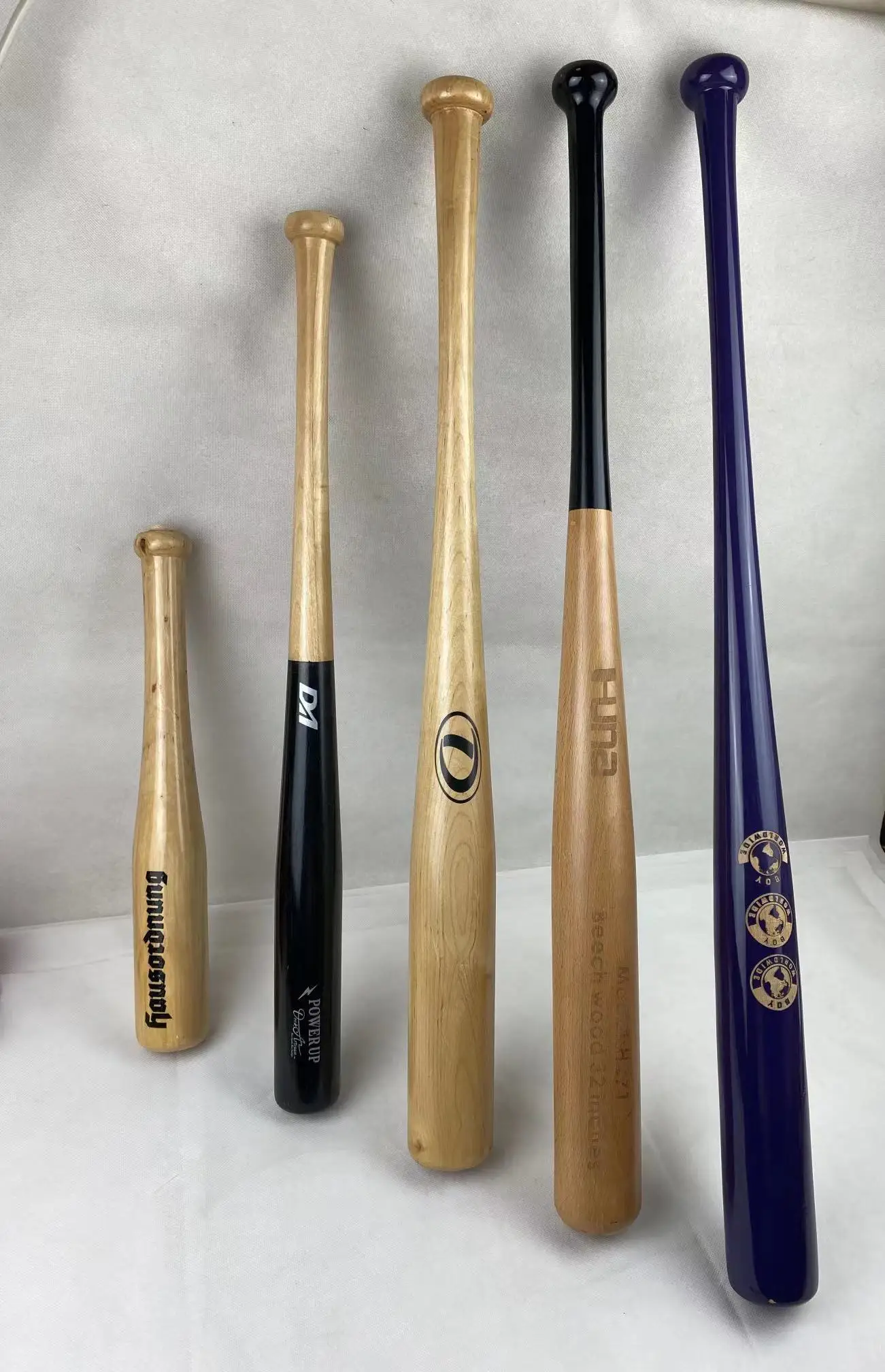 Batte de baseball BB-12 en bois de qualité, adulte