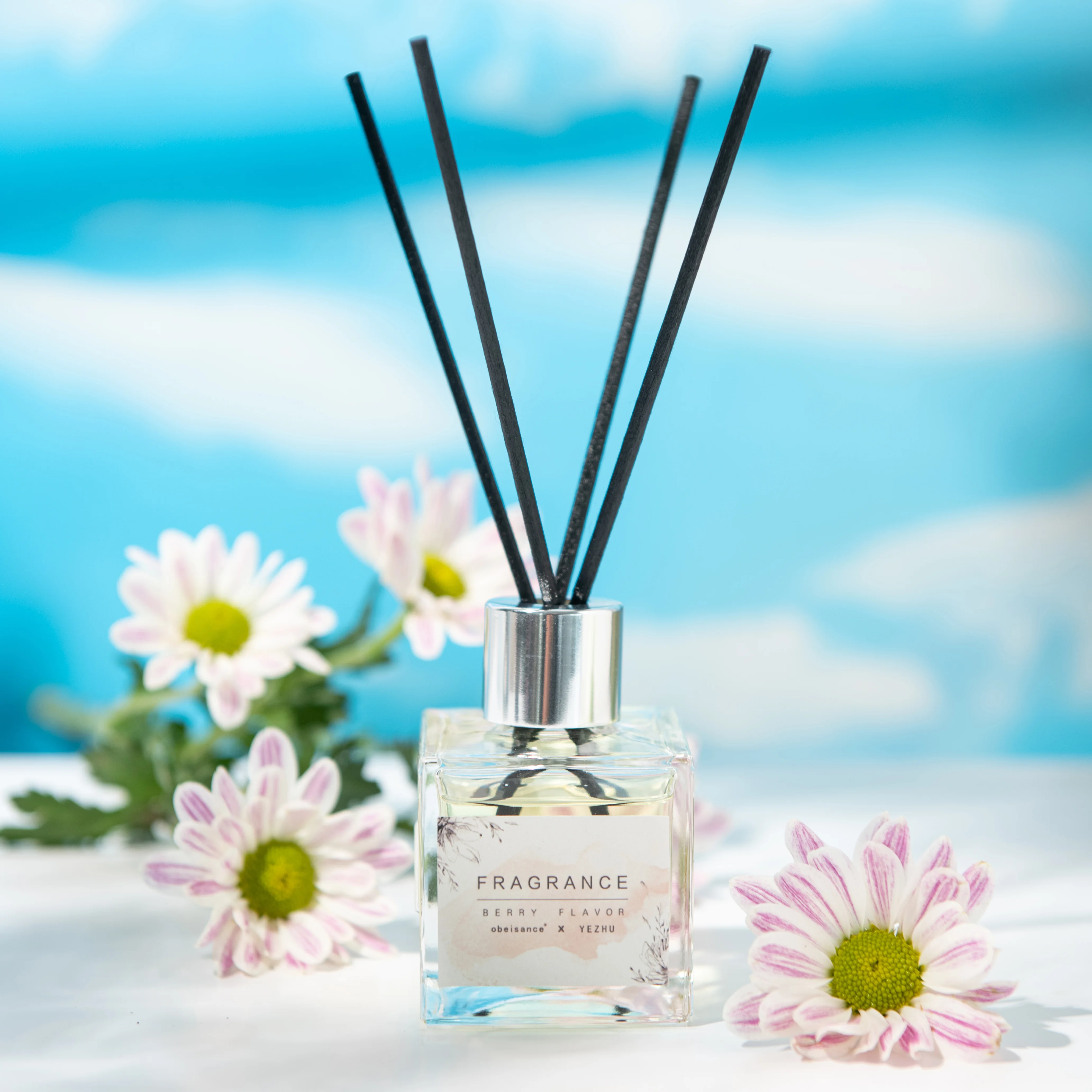 50ml Wholesale Transparent Bottle Custom Private Label Luxury High Concentrated Essential Oils Reed Diffuser