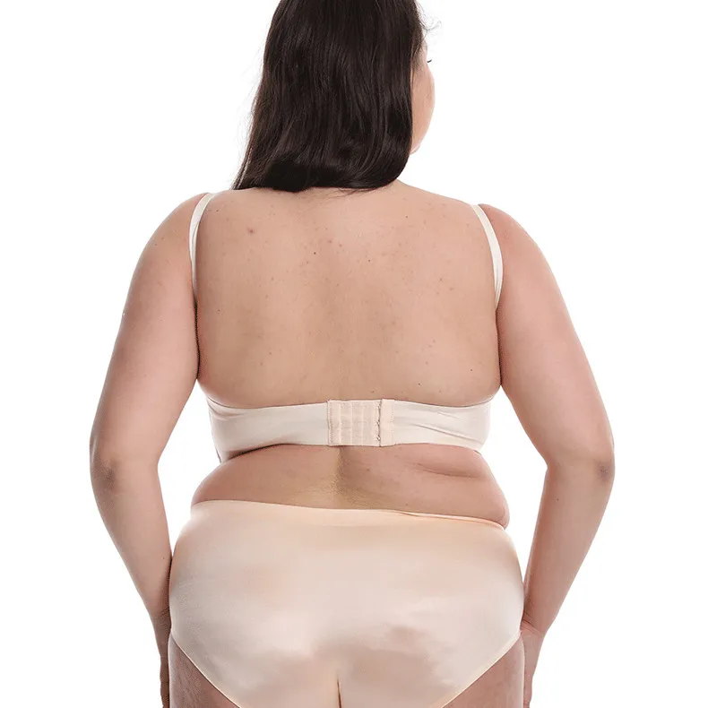 Zoyiame Wholesale Strapless Bras For Plus Size Push Up Wireless Bra Comfortable Cross Front