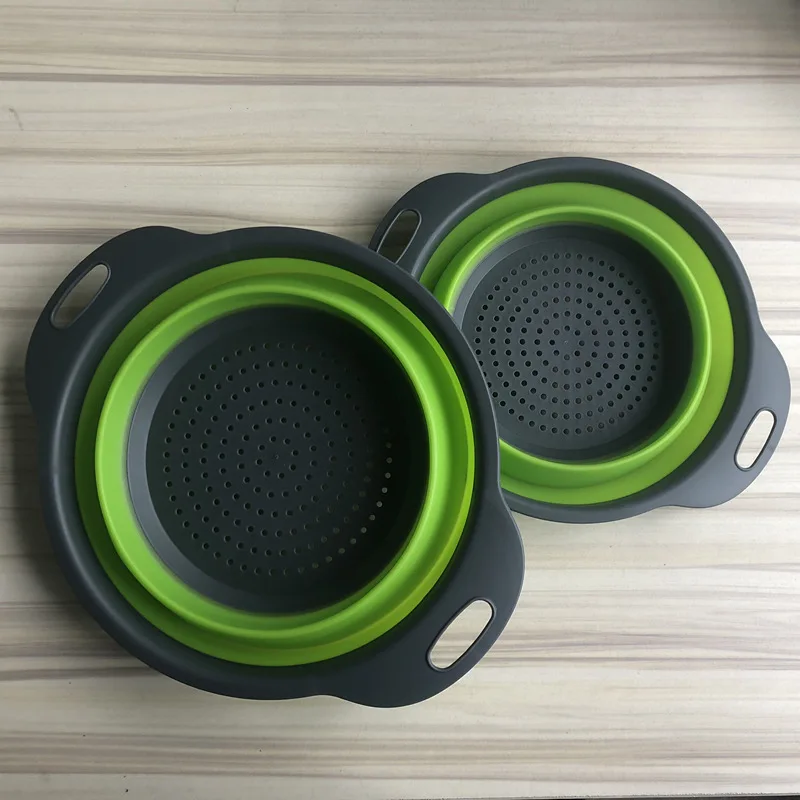 Складной дуршлаг в комплекте складной Слив для мытья фруктов овощей