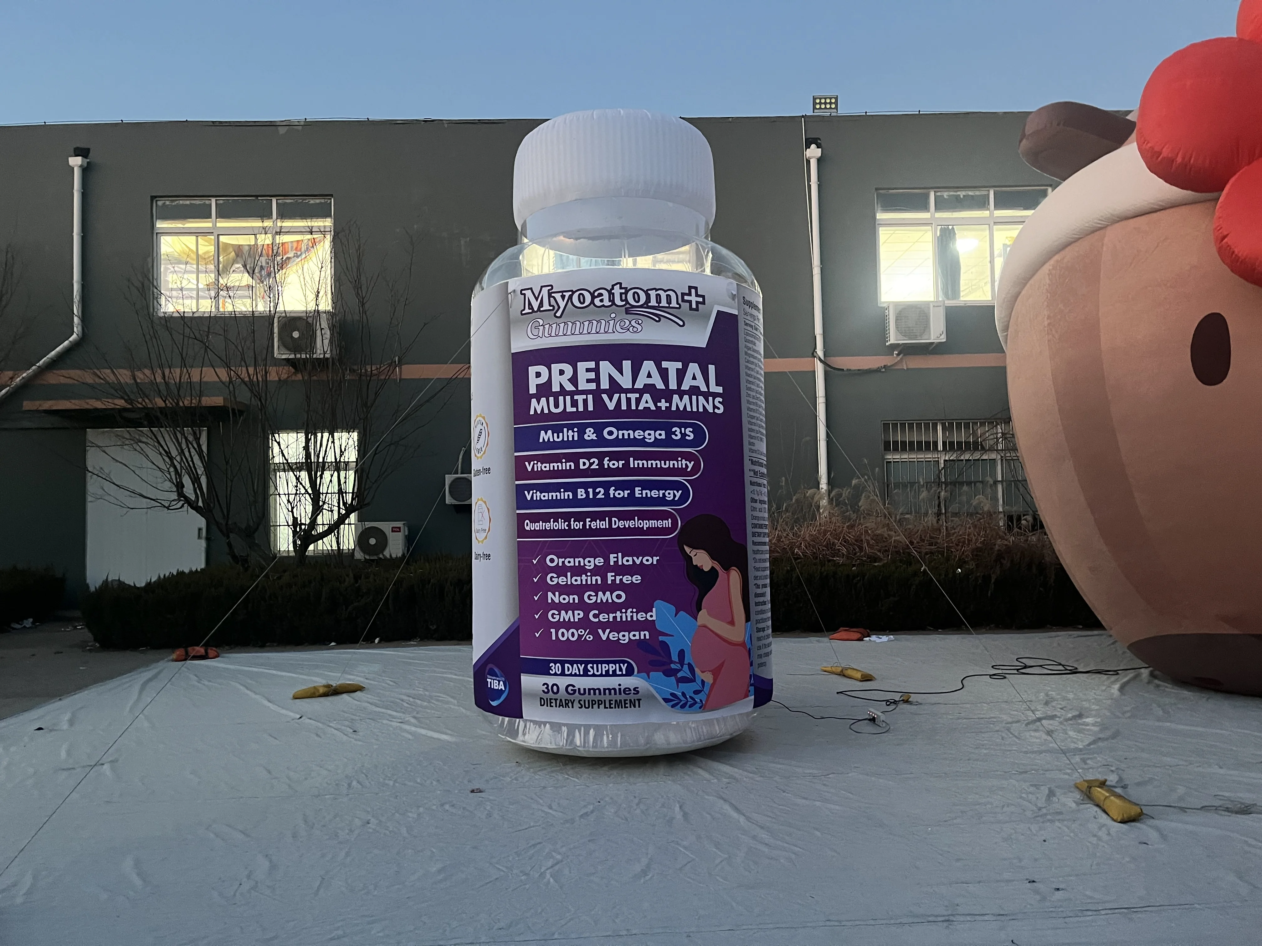 Medical Trade 6m Height Custom Inflatable Medicine Bottle Promotional Advertising Inflatable Bottle Light